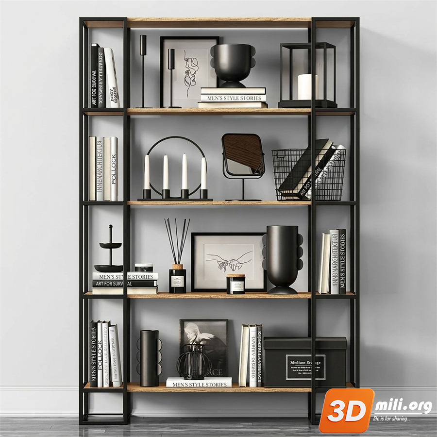 Decorative cabinet Skp Files
